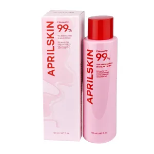 April Skin TXA Niacinamide Toning Shot 99 Milky Toner 150ml – Brightening & Hydrating Toner with 5% Niacinamide, Alpha-Arbutin & Ceramide NP for Even-Toned, Smooth, and Radiant Skin